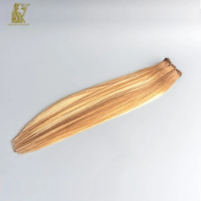 Silky straight hair extensions